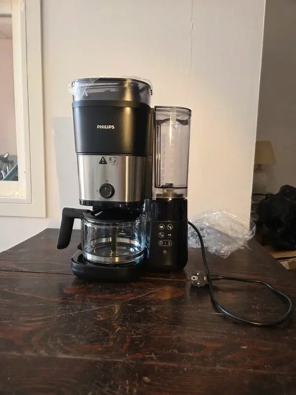 Philips Macchina da Caffè Filtro con Macinacaffè