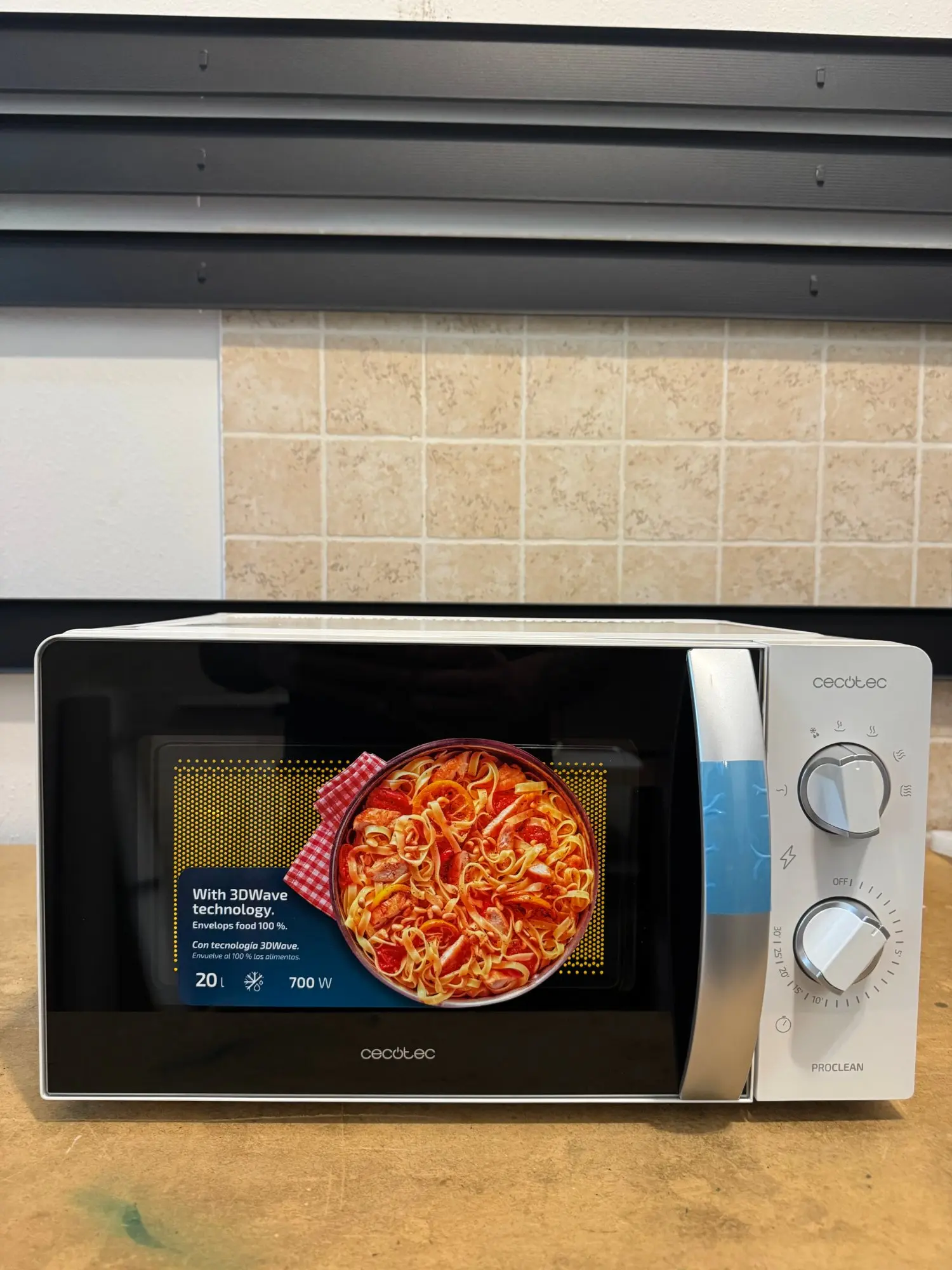 Cecotec ProClean 2010 forno a microonde 20 L 700 W con tecnologia 3DWave